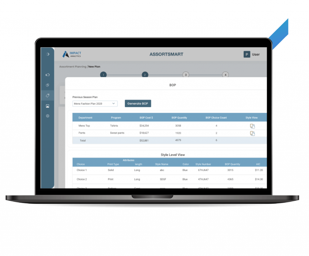 Drive endtoend Retail Assortment Planning software