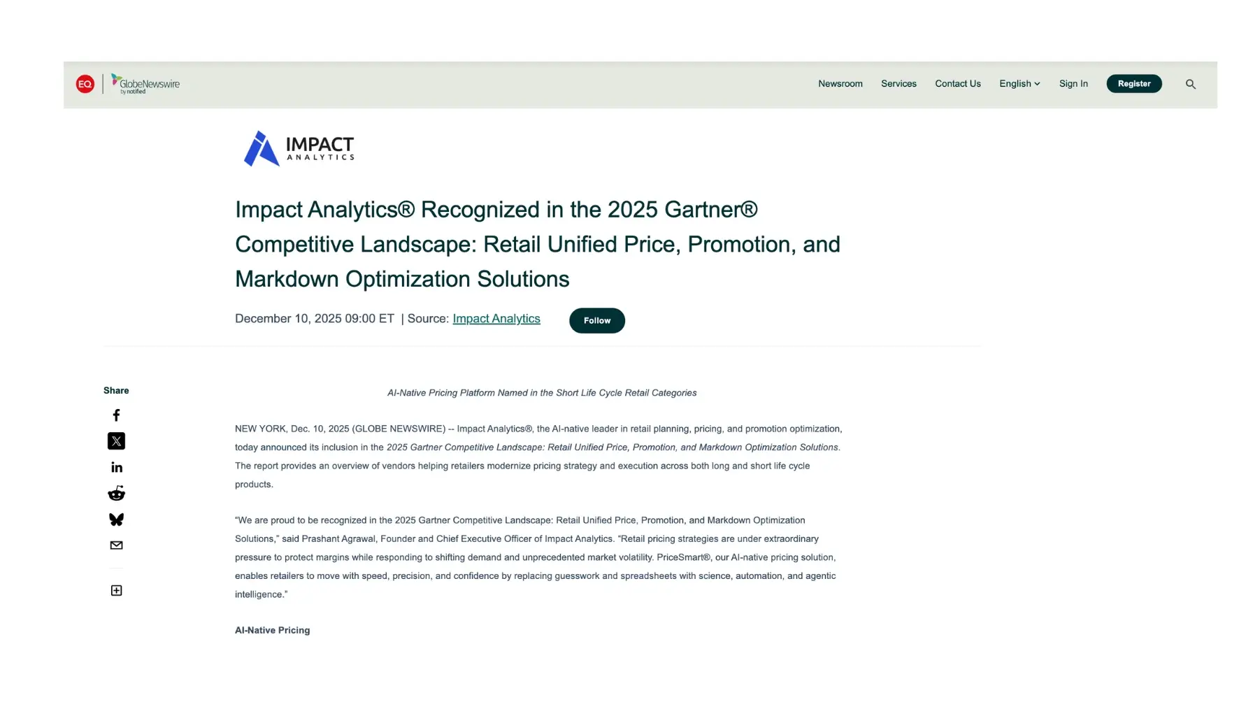 2025 Gartner Competitive Landscape